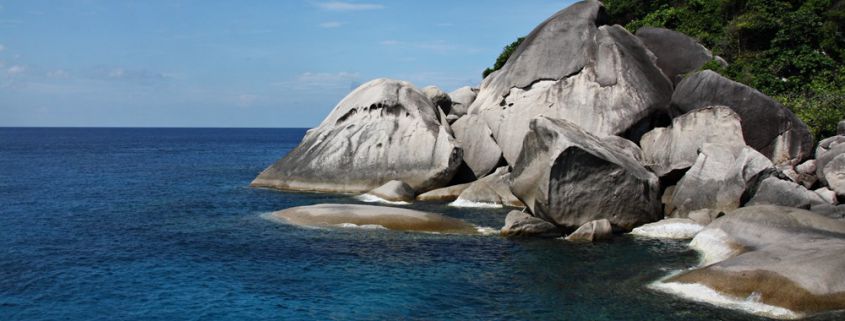 Granitfelsformationen auf den Similan Islands